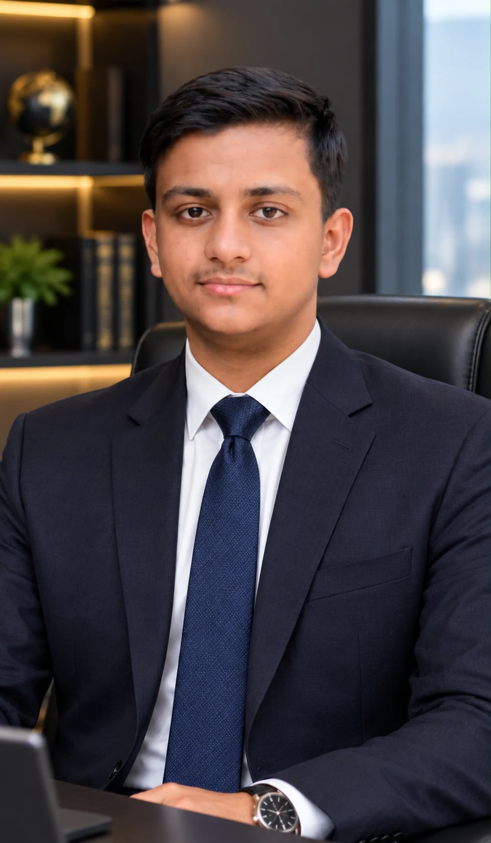 Executive portrait of Muhammad Ali Fazal, representing SchoolCrafts&rsquo; third generation