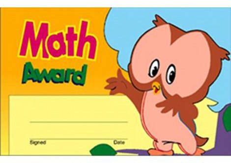 Math Award A 010