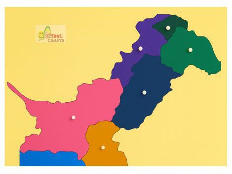 Map of Pakistan Puzzle MK022