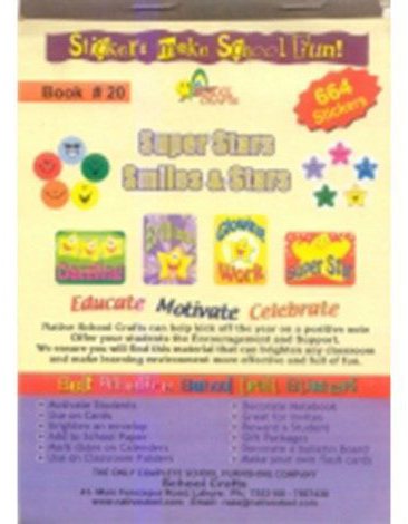 Super Star Stickers Book 600 SB 020